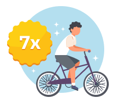 Gewinn: Fahrrad
